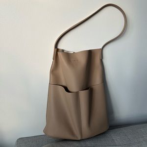 Faux Leather Tote Bag